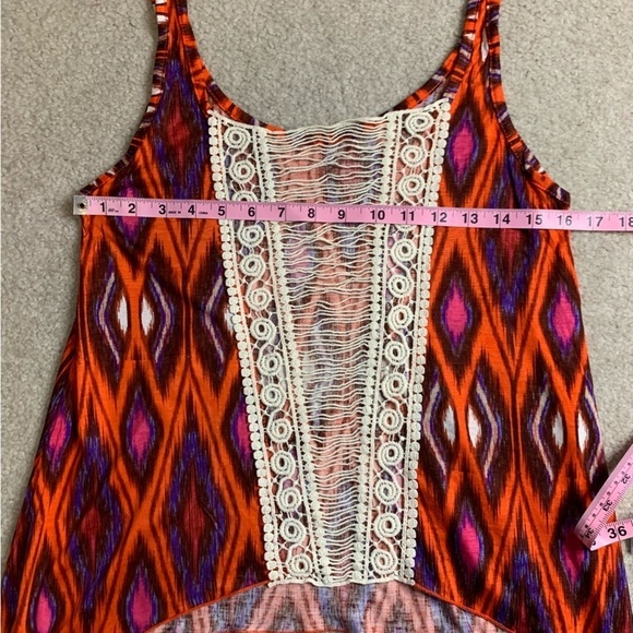 NWOT Boho Crochet Tank Southwestern Top Women Size Small Summer - Picture 6 of 6